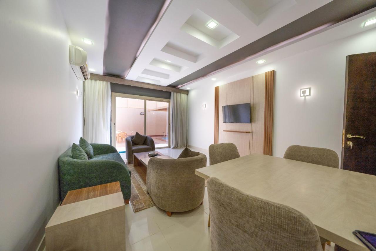 Mirada Gold Jizan - Resort & Private Pools Exterior photo A living room in a modern apartment